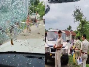 बंगाल में BJP प्रतिनिधिमंडल पर हमला, पथराव में सांसद मुर्मू घायल