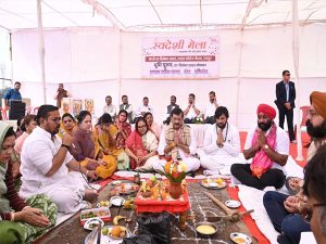 स्वदेशी मेला 2025-26 : भूमि पूजन संपन्न, 18 से 25 दिसंबर तक साइंस कॉलेज ग्राउंड में लगेगा भव्य मेला