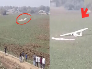 तालाब में गिरने से पहले बची जान, प्रयागराज में एयर फोर्स ट्रेनी विमान क्रैश